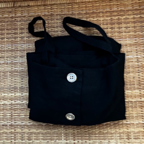 J.Crew Claudia Dress Linen Black NWT Small - Picture 6 of 6